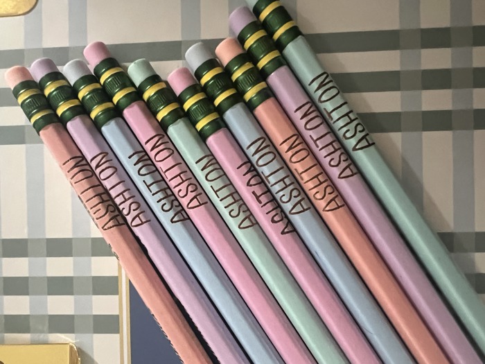 Personalized Engraved Pencils | Back to School | Set of 10 