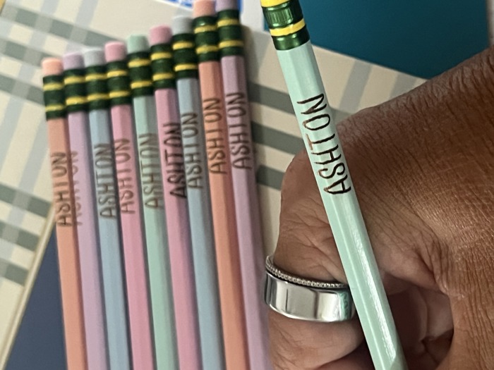 Personalized Engraved Pencils | Back to School | Set of 10 