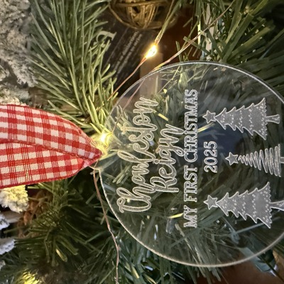 Personalized First Christmas Ornament | Christmas 
