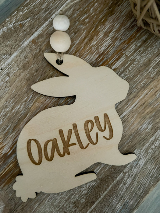 Personalized Easter Basket Tags | Easter | Bunny 