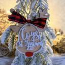  Personalized Reindeer Ornament 