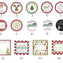  Christmas Gift Stickers - Personalized 