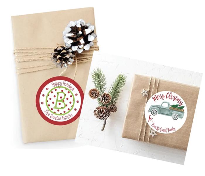 Christmas Gift Stickers - Personalized 