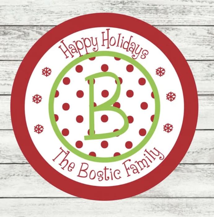 Christmas Gift Stickers - Personalized 