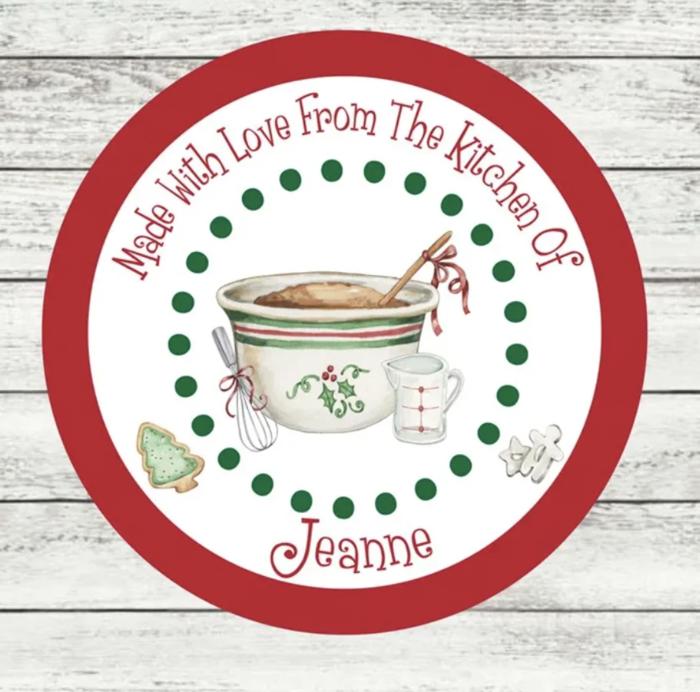 Christmas Gift Stickers - Personalized 