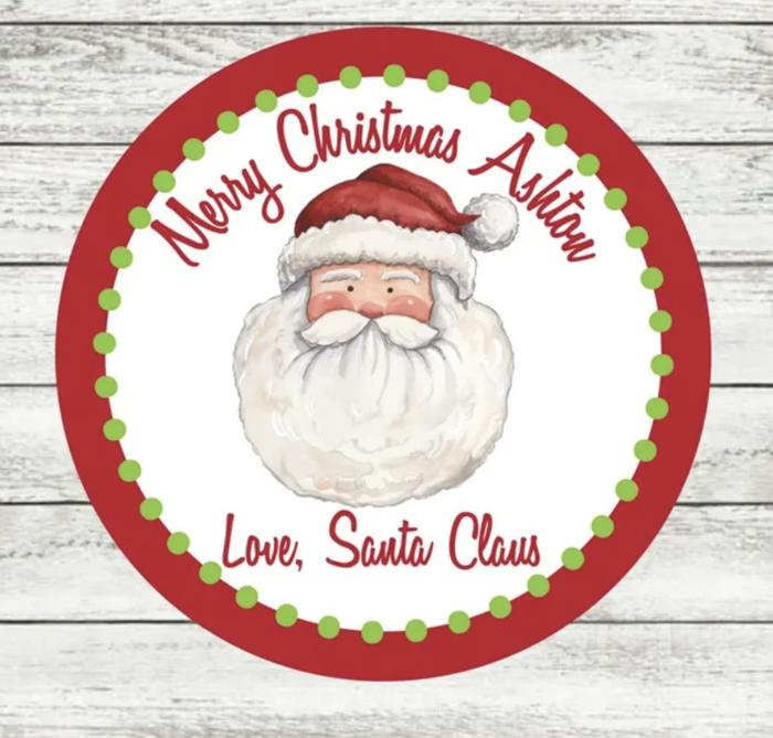 Christmas Gift Stickers - Personalized 