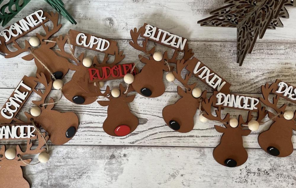 Reindeer Garland - Free Shipping