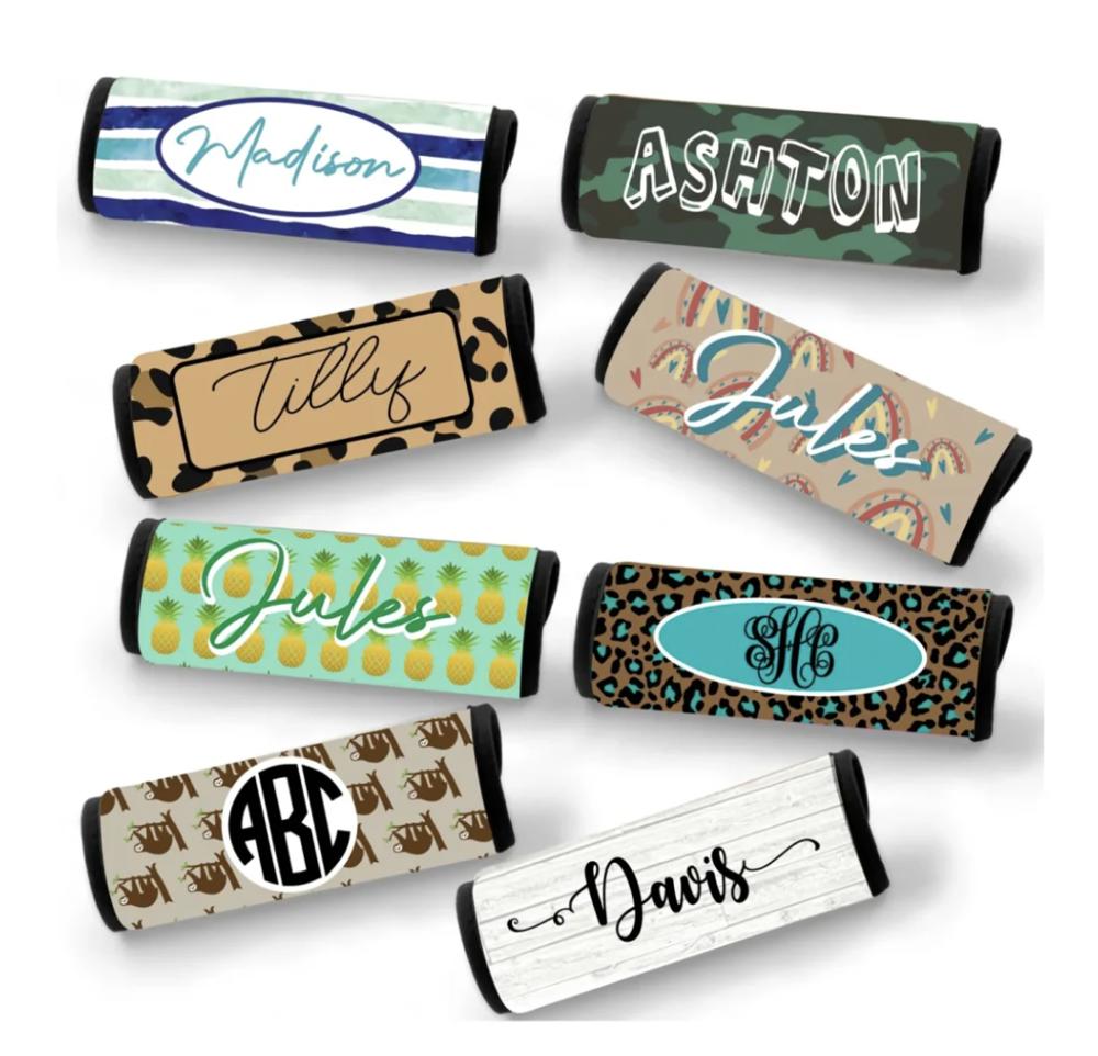 Personalized Bag Handle Wrap