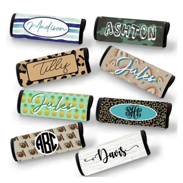 Personalized Bag Handle Wrap