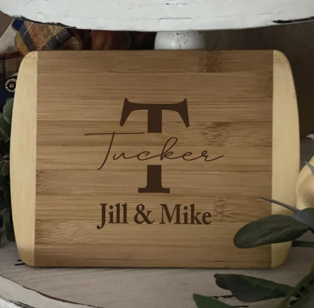 Personalized Engraved Mini Cutting Board - Free Shipping