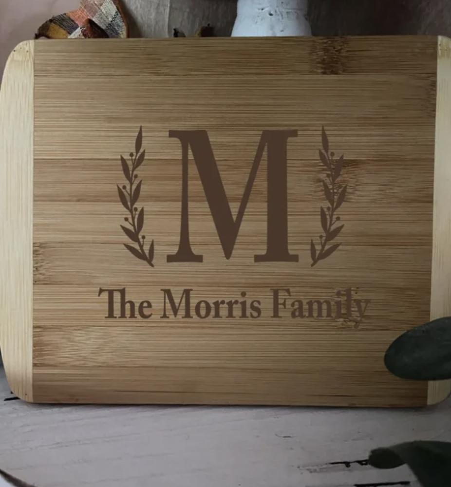 Personalized Engraved Mini Cutting Board - Free Shipping