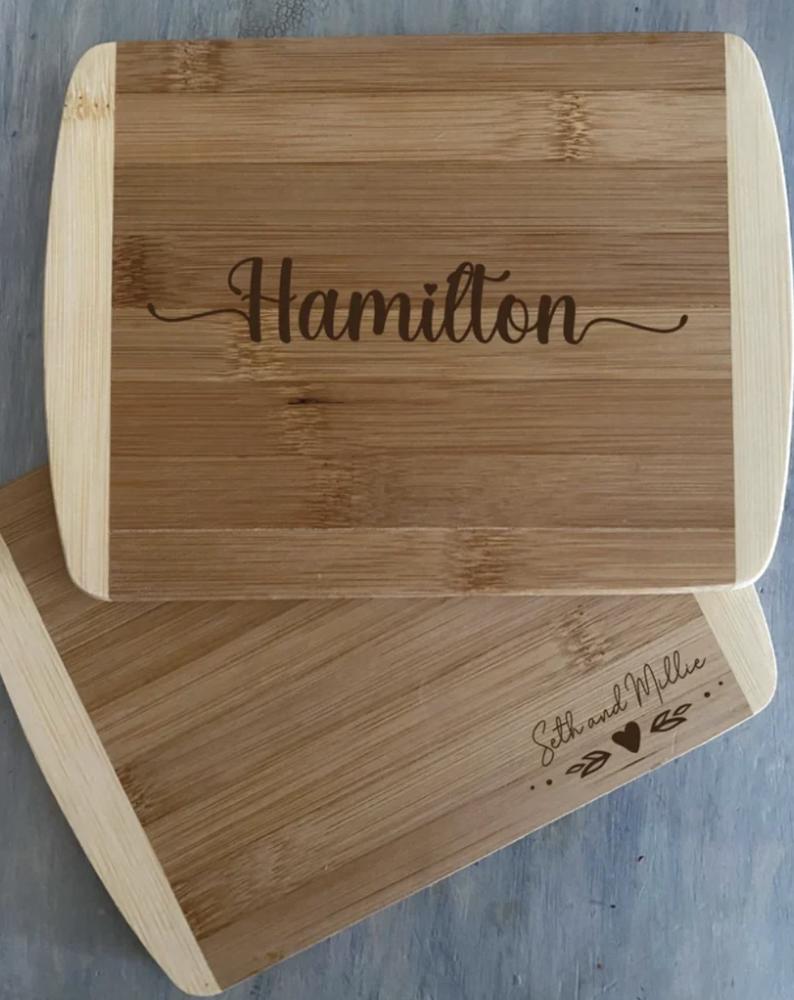 Personalized Engraved Mini Cutting Board - Free Shipping