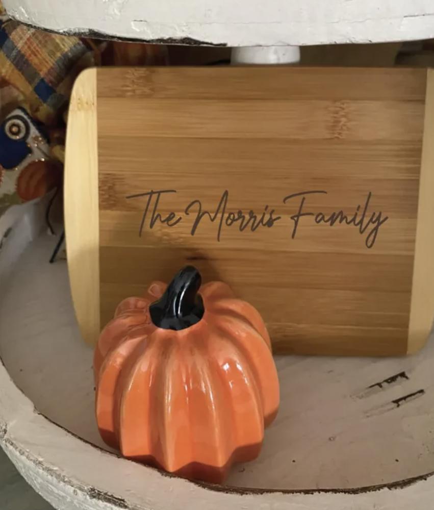 Personalized Engraved Mini Cutting Board - Free Shipping