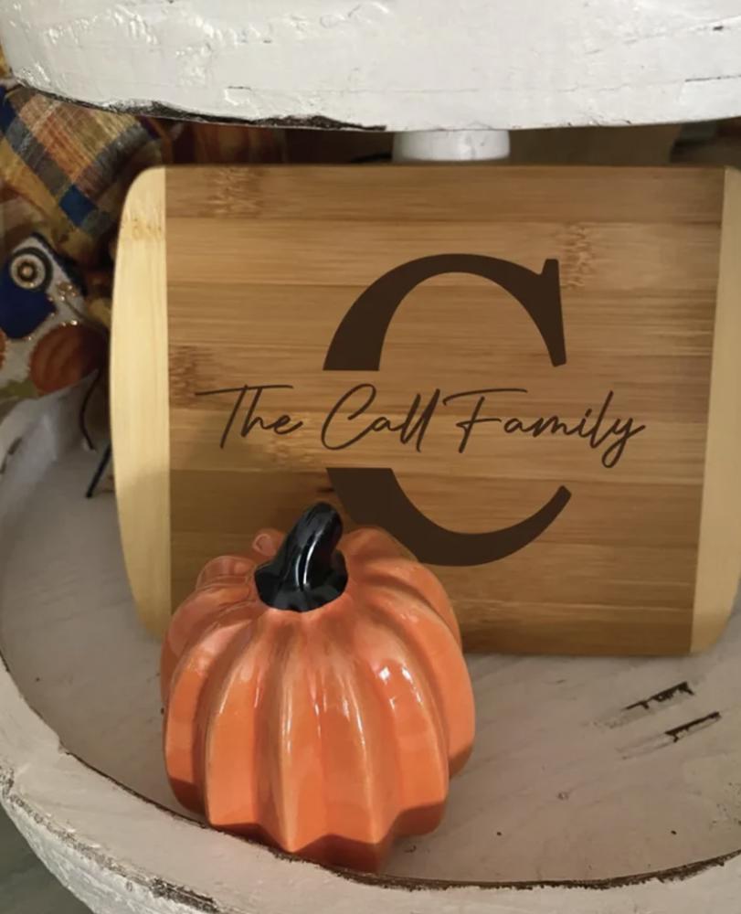 Personalized Engraved Mini Cutting Board - Free Shipping