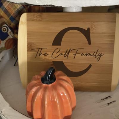 Personalized Engraved Mini Cutting Board - Free Shipping