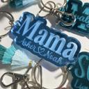  Personalized Mirrored Acrylic Keychain 