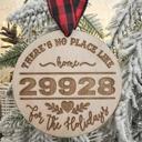  Custom Zip Code Christmas Ornaments