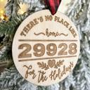  Custom Zip Code Christmas Ornaments