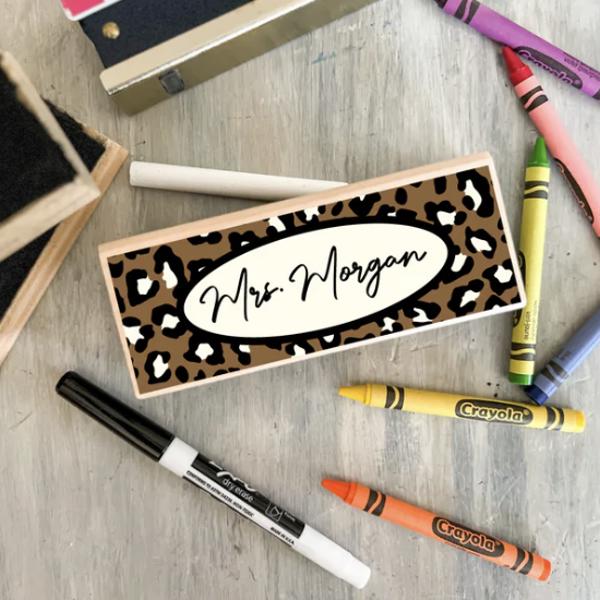 Personalized White Board Or Chalk Board Eraser