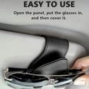  Leather Sunglass Holder For Car Visor