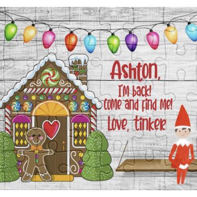 Personalized Christmas Elf Puzzle