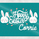  Personalized Easter Puzzle | Easter Bunny | Puzzle | Personalized