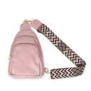 Pink Rebeca Sling Bag with Removeable Guitar Strap 