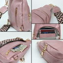 Pink Rebeca Sling Bag with Removeable Guitar Strap 