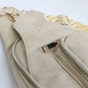 Beige Hailey Sling Bag with Removeable Guitar Strap