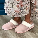 S Pink Dolly Cowgirl Inspired Indoor/Outdoor Slippers