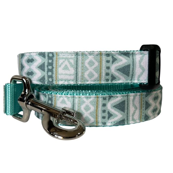 Boho Dog Collar and Leash Set 