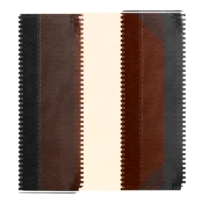 Custom ESV Dark Brown Compact Size Personalized Holy Bible Medium Print