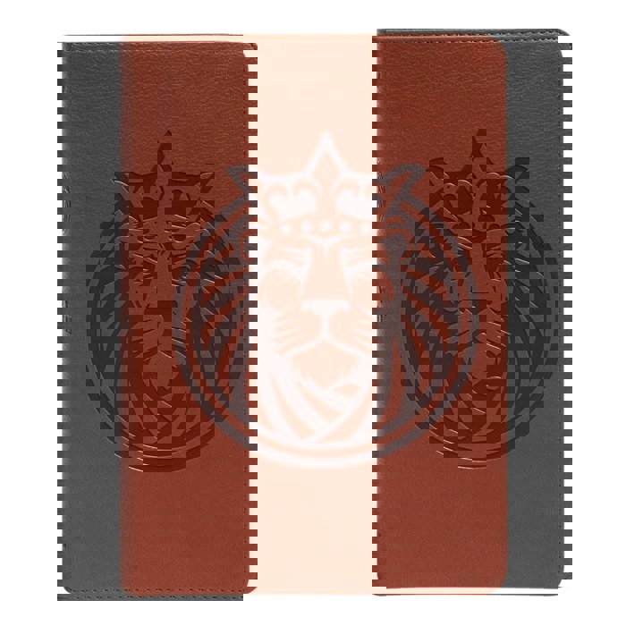 Custom KJV Brown Standard Size Kids Personalized Holy Bible Large Print | Royal Lion