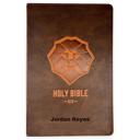  Custom KJV Brown Standard Kids Personalized Holy Bible Large Print  | Lion
