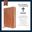  Custom NIV Brown Standard Size Thinline Personalized Holy Bible Large Print