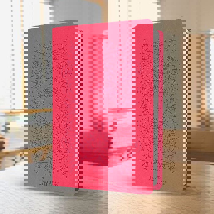 Custom NLT Pink Standard Size Personalized Holy Bible Medium Print | Vine