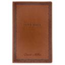  Custom NIV Brown Standard Size Soft Touch Personalized Holy Bible Small Print