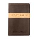  Custom NLT Brown Tan Standard Size Personalized Holy Bible Small Print