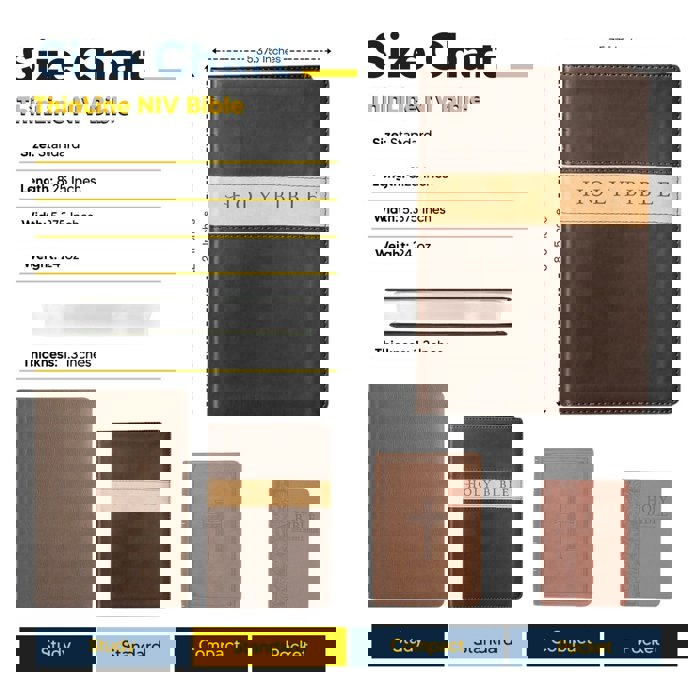 Custom NLT Brown Tan Standard Size Personalized Holy Bible Small Print