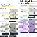  Custom NLT Dark Purple Standard Size Personalized Holy Bible Small Print | Petal