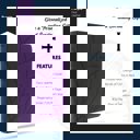  Custom NLT Dark Purple Standard Size Personalized Holy Bible Small Print | Petal