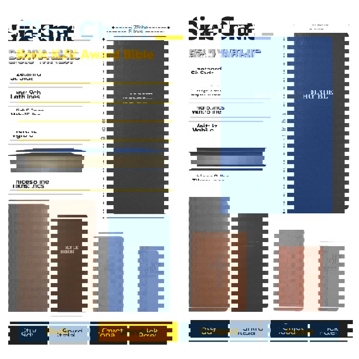 Custom KJV Blue Standard Size Personalized Holy Bible Small Print