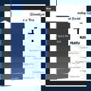  Custom KJV Blue Standard Size Personalized Holy Bible Small Print