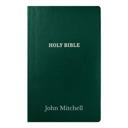  Custom KJV Green Standard Size Personalized Holy Bible Small Print