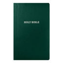  Custom KJV Green Standard Size Personalized Holy Bible Small Print