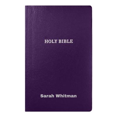 Custom KJV Purple Standard Size Personalized Holy Bible Small Print