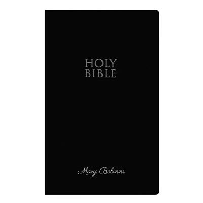 Custom NIV Black Standard Size Personalized Holy Bible Small Print