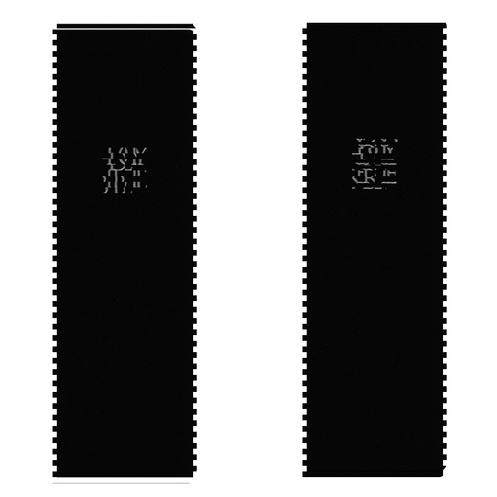 Custom NIV Black Standard Size Personalized Holy Bible Small Print