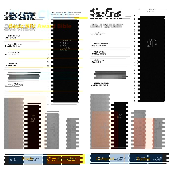 Custom NIV Black Standard Size Personalized Holy Bible Small Print