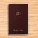  Custom NIV Burgundy Standard Size Personalized Holy Bible Small Print